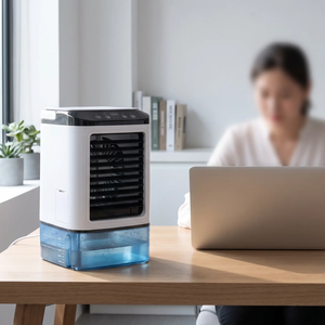 Aire Acondicionado Portátil Personal con Ventilador de Enfriamiento Ultrasónico, Fuente de Alimentación AC/Batería/USB/DC para Uso en Habitaciones y Automóviles, con WiFi - Product Image 5