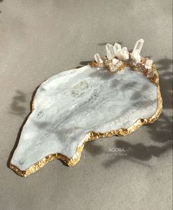 ถาดเรซินที่ไม่ซ้ําใคร ร้านอาหารอาเกต ถาดคุณภาพเยี่ยม บาร์ ถาดเรซินโบราณคุณภาพเยี่ยม - Product Image 3