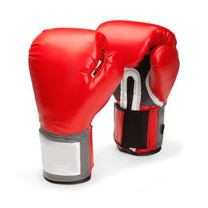 ถุงมือมวยหนังแบบมืออาชีพถุงมือหนังแบบมีมือจับดูดซับแรงกระแทกป้องกันมือได้เต็มที่มีความชื้น - Product Image 3