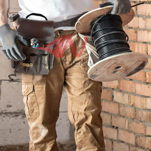 New In Luxury <b>Leather</b> Electrician <b>Tool</b> Bag Thick <b>Leather</b> With Reinforced Stitching And Storage - Product Image 6