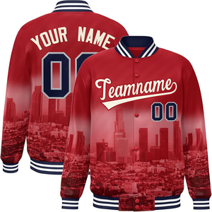 High Street Style Custom Letterman <b>Jacket</b> for <b>Men</b> High Quality Satin Fabric New Wholesale Blank University Baseball <b>Thin</b> Winter - Product Image 3