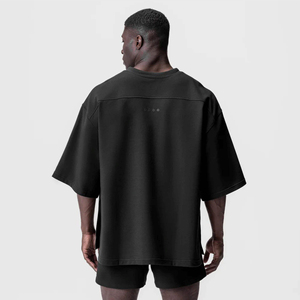 Camiseta de gran tamaño para hombre con diseño minimalista para ropa de calle informal y looks de moda - Product Image 2