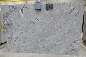 Viscon White Diseño moderno Azulejo de granito de calidad superior Superficie flameada Losa de piso Piedra blanca - Product Image 5