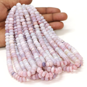 Cuentas Redondas de Ópalo Rosa Malva: Piedras Preciosas AAA para Joyería y Artesanía (8-10 mm) - Product Image 1
