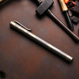 Bolígrafo de Acero de Damasco Premium con Experiencia de Escritura Suave, Ideal para Uso Corporativo y Personal - Product Image 4