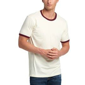 Camiseta blanca con timbre, Camiseta clásica con timbre para hombre, camiseta recta de manga corta con cuello redondo, Camiseta deportiva de algodón para hombre - Product Image 3