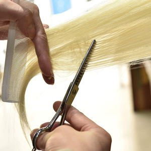 440c Stainless Steel Barber <b>Thinning</b> Scissors 18 Teeth <b>Mirror</b> Polish High Carbon Steel Barber <b>Thinning</b> Scissors - Product Image 6