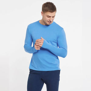 เสื้อเชิ้ตลำลองผู้ชายแขนยาวแห้งเร็วดีไซน์ใส่สบายพิมพ์ลายธรรมดา - Product Image 3