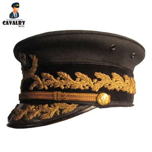 CAVALRY SKT COMPANY Gorros de oficial de talla grande hechos a mano de la más alta calidad, el mejor producto premium clásico, gorras de oficial para hombre - Product Image 2