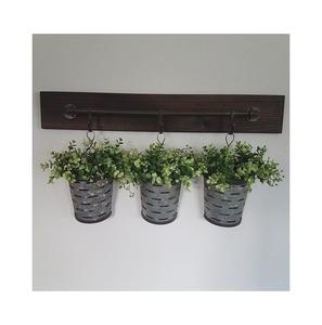 Ensemble de 2 jardinières en métal plaqué or de qualité supérieure, pots à fleurs ronds en fer, parfaits pour la décoration de plantes chic en intérieur et en extérieur - Product Image 2