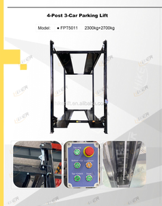 मल्टी लेवल 4 पोस्ट कार स्टोरेज लिफ्ट लिफ्ट, हाइड्रोलिक कार पार्किंग लिफ्ट - Product Image 2