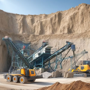 Usine de concassage de pierre fabriquée en Inde avec broyeur à mâchoires pour travaux routiers Garantie 1 an - Product Image 1