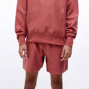 Conjuntos de Sudadera y Pantalones Cortos de Diseño Moderno, Logotipo Personalizado, Ligeros, Casuales, 100% Algodón, Ropa Urbana, Estampado Sólido, Tallas Grandes para Otoño - Product Image 6
