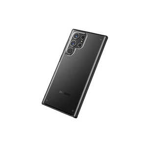 Coque de protection en silicone MRSA Volks compatible avec Galaxy S22 Ultra - Noir, anti-traces de doigts, dissipation thermique, dos en matériau PC - Product Image 4