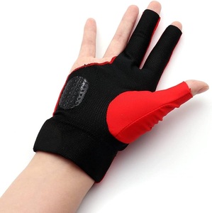 Gants de billard à trois doigts personnalisables de qualité supérieure Gants à bas prix de sublimation OEM durables Gants personnalisés pour le cyclisme sportif - Product Image 3