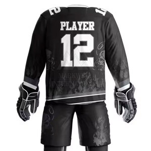 Uniforme personalizado de hockey sobre hielo, poliéster, recién llegado, uniforme de hockey sobre hielo para hombres, uniforme de hockey sobre hielo de diseño personalizado - Product Image 5