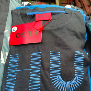 เสื้อยืดคอกลมแขนสั้นผู้ชาย ผ้าฝ้ายถัก 100% ย้อมเส้นด้าย ซักแล้ว แห้งเร็ว ระบายอากาศดี สวมใส่สบาย - Product Image 6