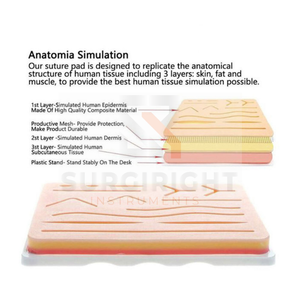 Vente en gros Kit chirurgical complet Suture Kit de pratique de suture en acier inoxydable pour étudiants en médecine par Surgiright Instruments - Product Image 6