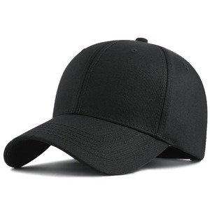 2025 <b>Hard</b> Cotton Solid Color Male Sport <b>Hats</b> Lady Plain Sun Cap Best Snapback Caps Big Head Man Baseball Cap - Product Image 2
