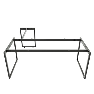 Estructura Metálica Minimalista Moderna de Acero para Escritorio en Forma de L de 180x160cm, Sistema Slean HCSL020 para Apartamento, Hotel, Comedor, Escuela - Product Image 6