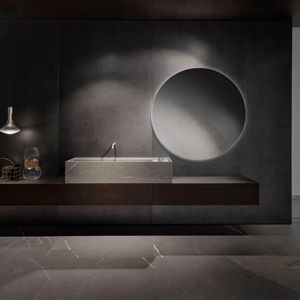 JY Project Customized Vietnam Elegant European Style Single Sink Fully Assembled <b>LED</b> Mirror MDF Plywood PVC Bathroom <b>Vanity</b> - Product Image 1