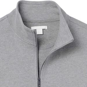 Sweat-shirt à capuche en polaire pour homme, décontracté, athlétique, vintage, à manches longues, avec logo personnalisé, chaud, demi-zip, de haute qualité, streetwear - Product Image 5