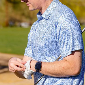 เสื้อโปโลผู้ชายแขนสั้นสำหรับเล่นกอล์ฟเสื้อโปโลแห้งเร็วออกแบบได้ตามต้องการ - Product Image 6