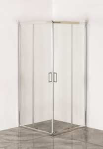 กล่องอาบน้ำทรงเหลี่ยมพร้อมกระจกใส ซม. 69x69x185 ฮ. - Product Image 1