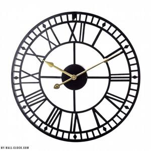 Designer <b>Large</b> <b>Wall</b> <b>Clock</b> Luxury Style Indoor Home Decoration Custom <b>Metal</b> Display for Office Use Perfect Gift - Product Image 5