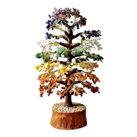 Arbre des sept chakras 1000 perles pour la décoration de la maison |   Arbre de cristal pour la positivité et le bonheur |   Pierres précieuses |   pour salon, bureau