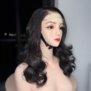 Perruque en cheveux naturels de haute qualité, perruque à fermeture frontale, noir clair, 100% cheveux humains vietnamiens - Product Image 3