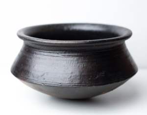 Biryani <b>Cooking</b> Metal <b>Pot</b> with Two Handles and <b>Ceramic</b> Lid Eco-Friendly Classic Design for Gas & Induction Stoves - Product Image 1