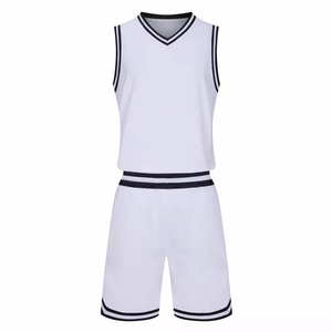 Los mejores conjuntos de uniformes de baloncesto, uniforme de baloncesto de secado rápido transpirable antibacteriano para hombres - Product Image 1
