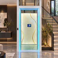 Ascenseur hydraulique résidentiel au meilleur prix, compact, sans gaine, pour maison, villa privée à 2/3/4 étages