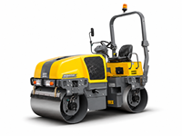 Rouleau compresseur vibrant à double tambour Dynapac CC1250 d'occasion, homologué CE EPA EURO 5, pour la construction et le compactage d'asphalte, à vendre