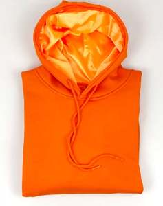 Sweat à capuche pour homme en molleton de haute qualité 2026, logo personnalisé, 100% coton, soie de luxe avec broderie lourde, doublure en satin - Product Image 3