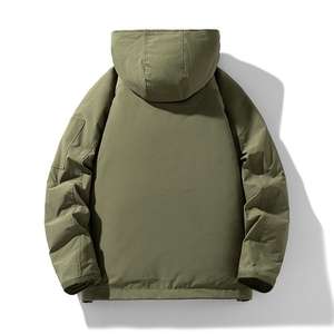 แจ็คเก็ตบอมเบอร์กันลมฤดูหนาวคุณภาพสูงแบบขายส่งสั่งทำพิเศษไซส์ใหญ่ - Product Image 4