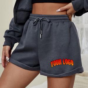 Pantalones Cortos Deportivos de Algodón Personalizados 2026 para Mujer, Ropa de Gimnasio, Entrenamiento, Jogging, Pantalones Cortos de Verano Gruesos a Juego - Product Image 6