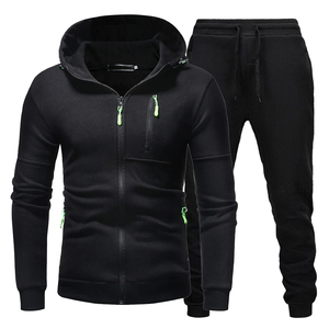 Survêtement décontracté à capuche pour homme, nouvelle arrivée, services OEM, vente en gros, logo personnalisé, entraînement, jogging, lavable, 100% coton - Product Image 4
