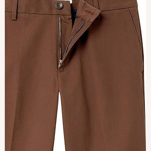 กางเกงวอร์มผู้ชายสีน้ำตาลเข้ม สกรีนโลโก้ตามสั่ง ระบายอากาศได้ดี มีกระเป๋า สไตล์สตรีทแวร์ กางเกงชิโน่ทรงขาบาน ออกแบบตามสั่ง - Product Image 5