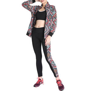 Women's High Quality Breathable <b>Seamed</b> Yoga Waist Leggings New Design Casual Workout Fitness <b>Tights</b> Printed Wholesale - Product Image 5