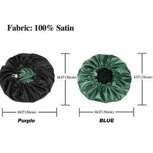 Luxury Designer Custom Logo Double Side 100% Premium Quality Adjustable Hair <b>Bonnets</b> for Women Best Selling - Product Image 4