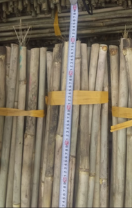 เสาไม้ไผ่ธรรมชาติเป็นมิตรกับสิ่งแวดล้อมสำหรับการจัดสวนเฟอร์นิเจอร์และการใช้งานด้วยตัวเอง - Product Image 3