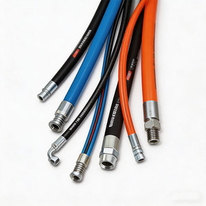 <span class=keywords><strong>Tubo</strong></span> Idraulico Termoplastico SAE 100 R7 R8 1/4" <span class=keywords><strong>3</strong></span>/<span class=keywords><strong>8</strong></span>" 1/2 Pollici con Treccia in Fibra, <span class=keywords><strong>Tubo</strong></span> in <span class=keywords><strong>Gomma</strong></span> Poliuretanica a Doppia Linea 210 Bar per Fluidi - Product Image 1