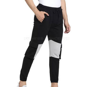 Taille personnalisée 100% coton hommes joggers légers vêtements d'entraînement décontractés pour une utilisation en extérieur fermeture élastique à la taille en vente - Product Image 3