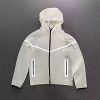 Conjunto Deportivo Personalizado de Invierno con Capucha Reflectante de Algodón para Hombre, para Deportes, Running, Fútbol