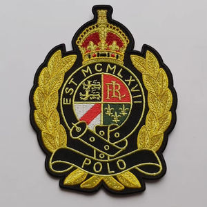 Polo Horse Rider Brodé Crête Coudre sur Fer sur Badge pour Polo T-shirt, Blazer, Manteau, Sweat à Capuche, Uniforme - Product Image 1
