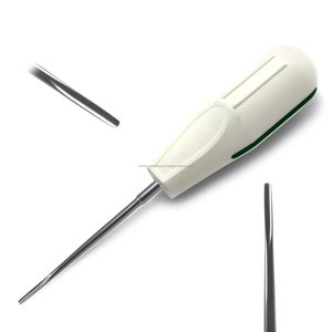 Ensemble de 8 élévateurs manuels ergonomiques de précision pour la luxation des racines, certifiés CE, instruments chirurgicaux dentaires argentés - Product Image 3