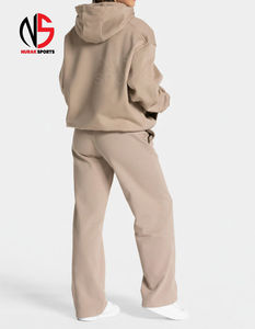 Ensemble de survêtement 2 pièces pour femme de haute qualité, chaud, à manches longues, décontracté, avec crop top à capuche et pantalon de survêtement – Produit de qualité supérieure 2026 - Product Image 2