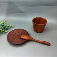 도매 신규 디자인 스칸디나비아 스타일 커피 티컵 수제 아카시아 소재 네덜란드 머그컵 야외 캠핑용